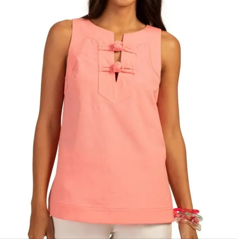 Trina Turk Demi‎ Top Side Slits Sz XSmall